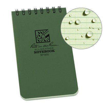 Rite in The Rain 3&quot;x5&quot; Notebook - Green